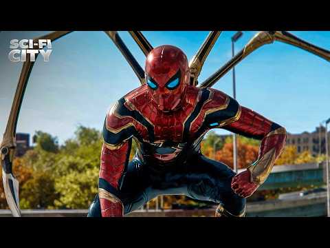 Spider-Man vs Doc Ock: Full Bridge Fight | Spider-Man: No Way Home (Tom Holland, Alfred Molina)