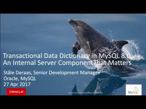 MySQL 8 0 Data Dictionary An Internal Server Component that really matters