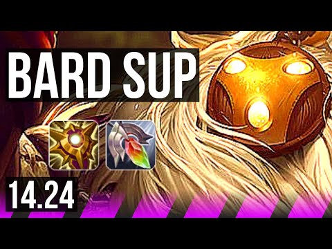 BARD & Jinx vs TAHM KENCH & Ashe (SUP) | KR Diamond | 14.24