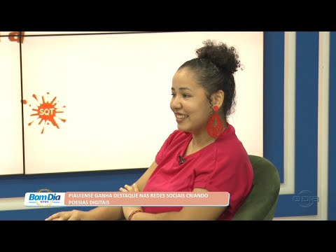Piauiense ganha destaque nas redes sociais criando poesias digitais 21 10 2022