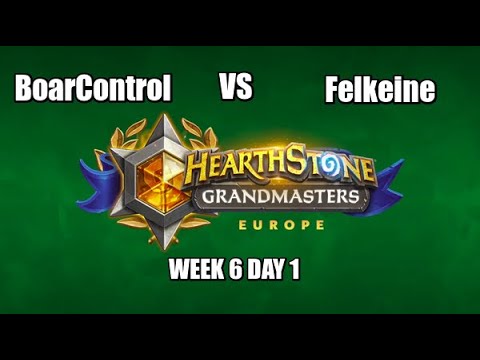 BoarControl vs Felkeine. Hearthstone Grandmasters 2020 Season 1 (Week 6 Day 1)
