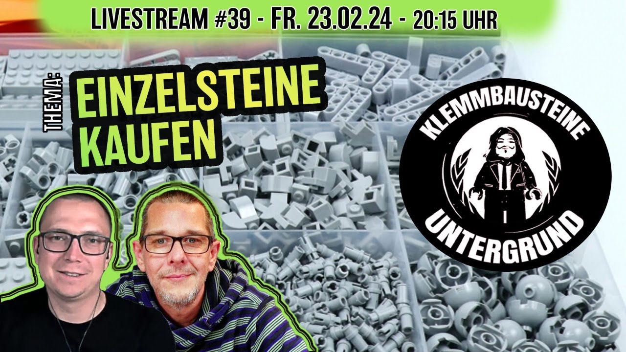 Live  Der Klemmbausteine Untergrund Nr 39 - Thema: Einzelsteine kaufen