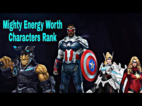 Top 15 Mighty Energy Worth Characters Rank And Mighty Energy Guide - Marvel Future Fight