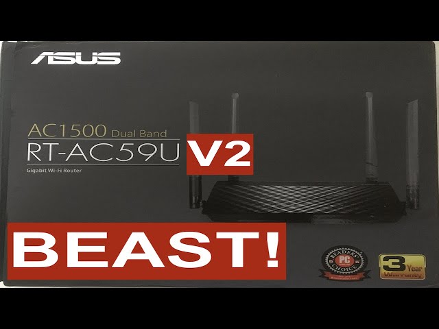 Router WiFi ASUS RT-AC59U V2 - Wireless AC1500Mbps