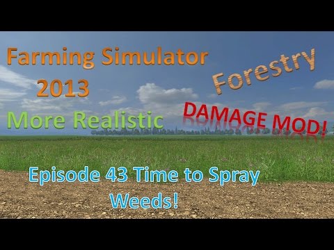Farming Sim 2013 Forestry and MR E43 - Time to Spray Weeds Again