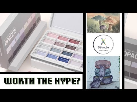 Fuumuui Solid Opaque Watercolor Set Review