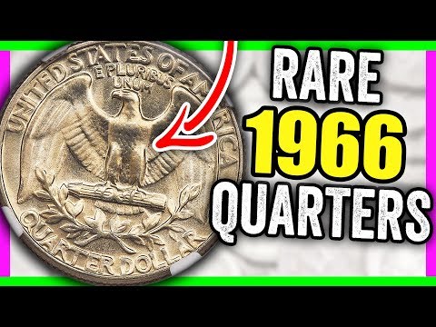 RARE 1966 WASHINGTON QUARTERS WORTH MONEY - VALUABLE COINS TO LOOK FOR!!