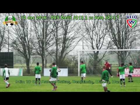 2016-12-10 DVV Delft JO13 2 - Velo JO13 7 1-3