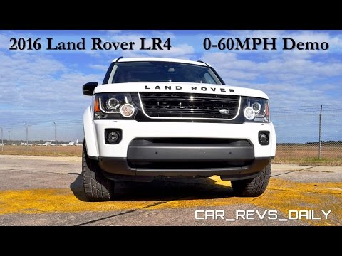 0-90 MPH Sprint - 2016 Land Rover LR4 3.0 Supercharged