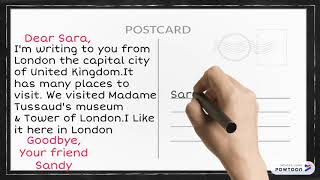 How to write a  Postcard