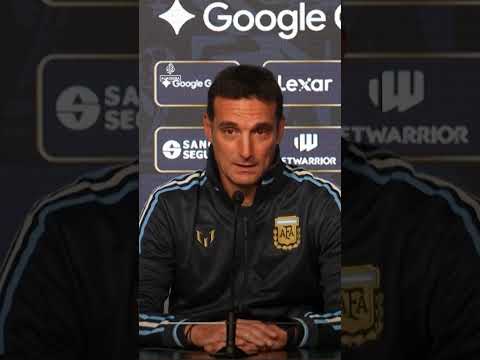 Head coach Scaloni’s emotional farewell to ‘irreplaceable’ Messi | AJ #shorts
