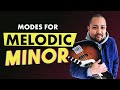 4 Melodic Minor Modes for Dominant V Chords Resolving to a Tonic