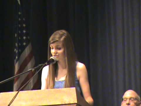 6/13/2013 Annie 8th grade Moving Up speech