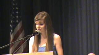 6/13/2013 Annie 8th grade Moving Up speech