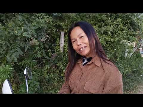 God morgen i landsbyen Thailand