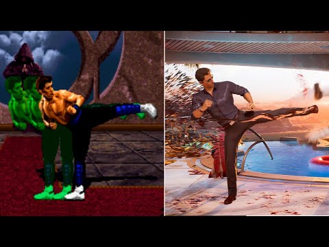 Evolution of Johnny Cage's Shadow Kick (1992-2025)