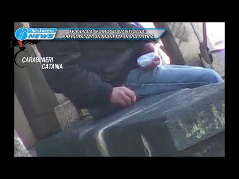 TG LA SESTA SPACCIAVA “FUMO” DAVANTI CASA, PREGIUDICATO IN MANETTE IN VIA USTICA 17 08 2018