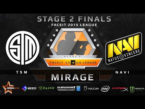TSM vs NaVi - SEMIFINAL - Map 1 - Mirage (FACEIT Stage 2 Finals)
