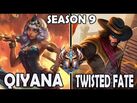 SKT T1 Faker Qiyana vs Twisted Fate (MID) Ranked Challenger Korea