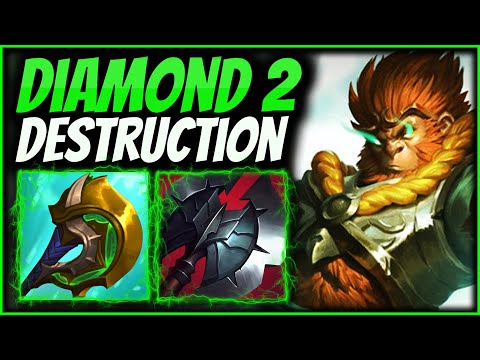 RAMPING through DIAMOND 2 (EuW) with Wukong Jungle! | Season 12 Wukong Jungle Gameplay