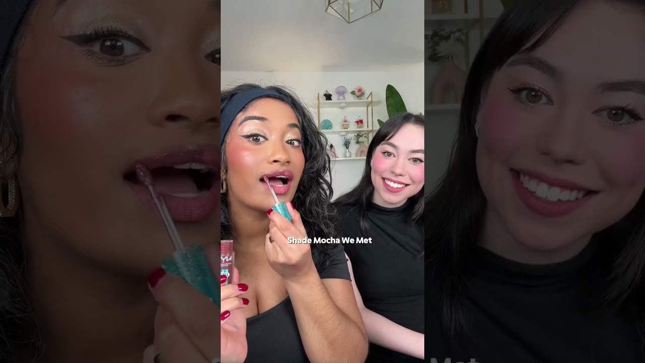 COLOR THEORY TEST with the VIRAL NYX Lip I.V. Gloss Stains‼️👀 ​⁠​⁠​⁠@jazlmao