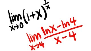 Evaluate limits numerically (i.e. use a calculator!)