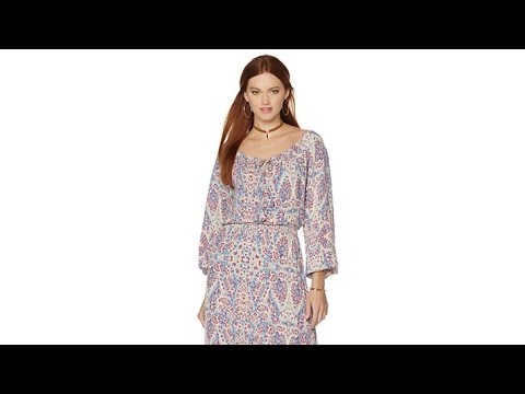 twiggy LONDON Gauze Peasant Blouse