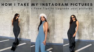 HOW I TAKE MY OWN INSTAGRAM PICTURES | Pose Tips, Content Batching + Results