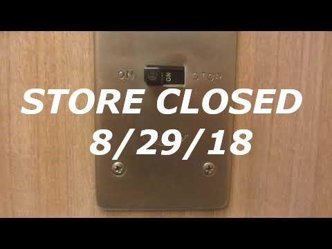 Rotary PISTON PUMP hydraulic elevator at (fmr.) Younkers, Lindale mall, Cedar Rapids IA