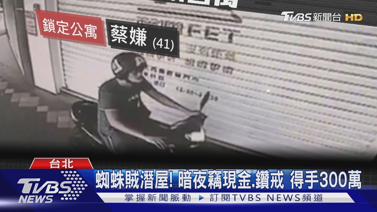 蜘蛛賊潛屋!暗夜竊現金、鑽戒 得手300萬