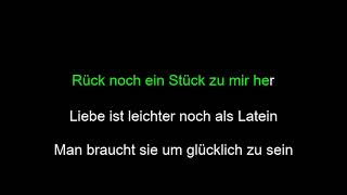 Liebe ist gar nicht so schwer - Karaoke (Chris Roberts)