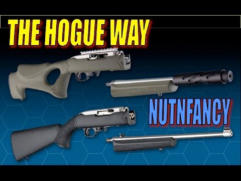 Hogue Rubber Overmolded Stock for Ruger 10-22 Bull with .920 Barrel 22010 Barrels Stocks Unboxing