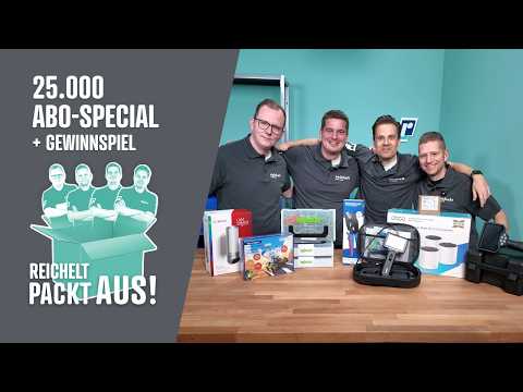 25.000 Abo-Special + Gewinnspiel | reichelt packt aus!