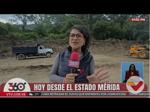 Atención a la emergencia del estado Mérida tras fuertes lluvias año 2025