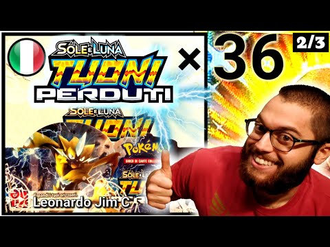 PULLED SECRET YESSS !!! OPENING 36 POKÉMON PACKS! BOX Sun and Moon - LOST THUNDER
