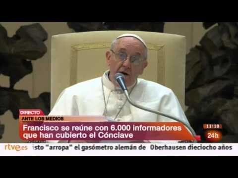 El Papa explica por qué se llama Francisco
