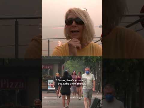 Video Thumbnail: Wildfire smoke brings world's worst air quality to Toronto