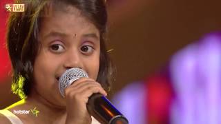 Super Singer Junior - Kuchi Kuchi Rakkamma by Sajini