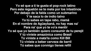 Calle 13 - Atrévete te te (Letra)