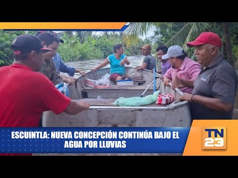 Escuintla: Nueva Concepción continúa bajo el agua por lluvias