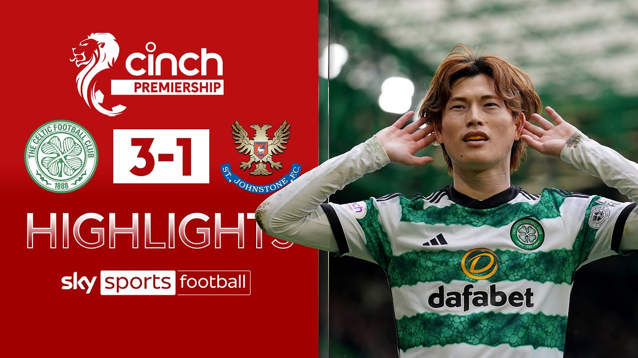 Dominant Celtic cruise past Saints to go top of table 📈 | Celtic 3-1 St Johnstone | Highlights