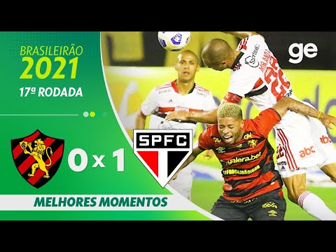 Gols e lances de Sport x São Paulo