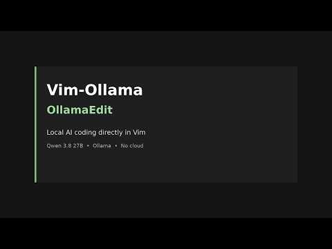 OllamaEdit