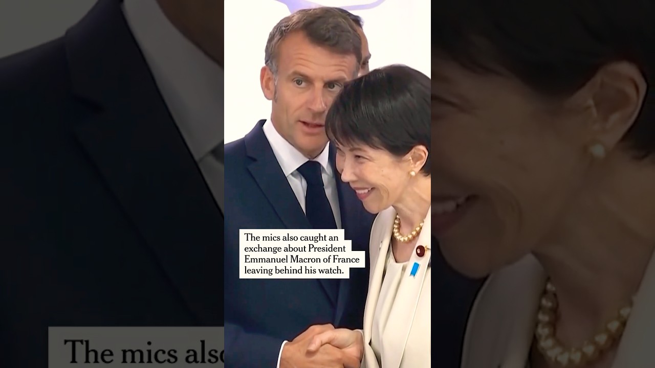 Open Microphones Capture G7 Leaders' Private Conversations