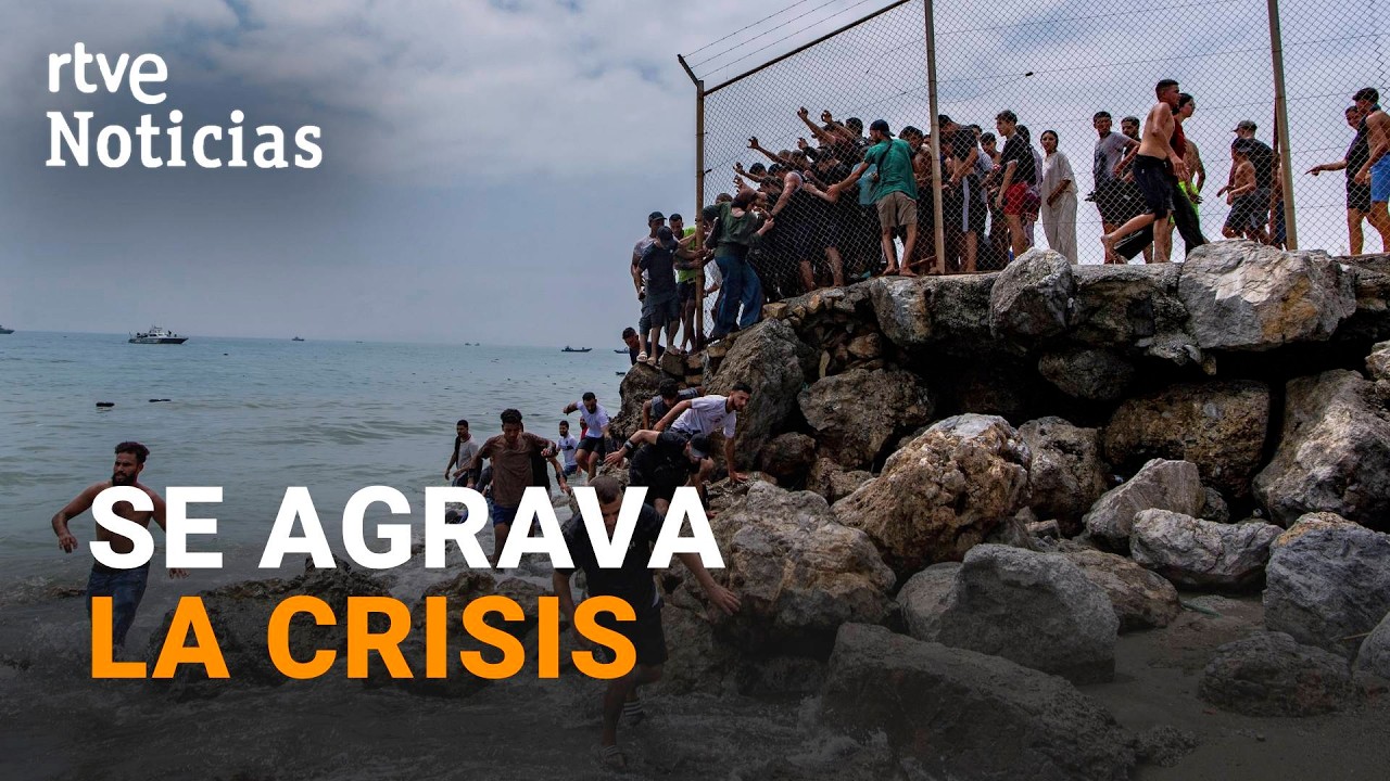 Crisis migratoria en Ceuta | El Gobierno moviliza al Ejército | RTVE Noticias