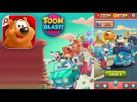 Toon Blast Level 1 HD 1080p