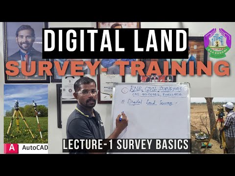 DIGITAL LAND SURVEY TRAINING CLASS - INTRODUCTION, survey classes in telugu