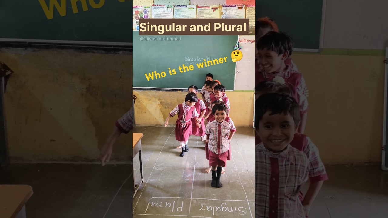 Singular and Plural | Activity based teaching | Teacher Innovation Ideas #shorts #englishactivities