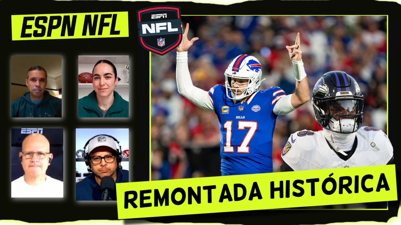 BILLS lograron ÉPICA REMONTADA ante RAVENS, que vuelven a CAERSE en el ÚLTIMO CUARTO | ESPN NFL