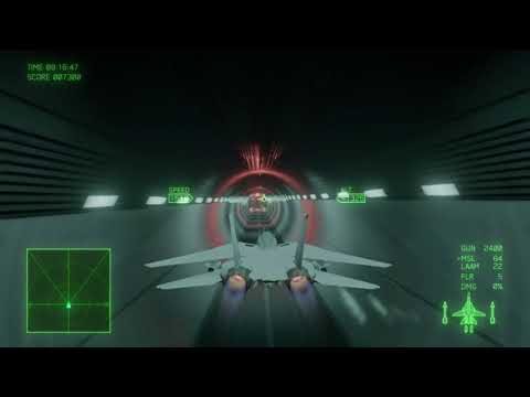 Ace Combat 7 | Mission 20 | Dark Blue (Ace) Full Throttle Tunnel Run & Windbreak Ascent